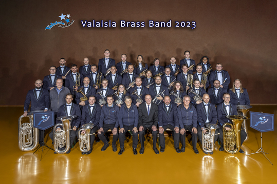 Le Valaisia Brass Band saison 2023-2024 © DEPREZphoto cransmontana